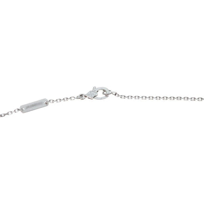 Van Cleef & Arpels Vintage Alhambra Mother of Pearl Necklace 18k White Gold — view 4