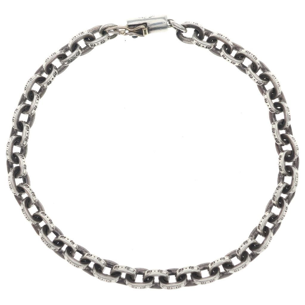 Chrome Hearts Paper Chain Bracelet Silver