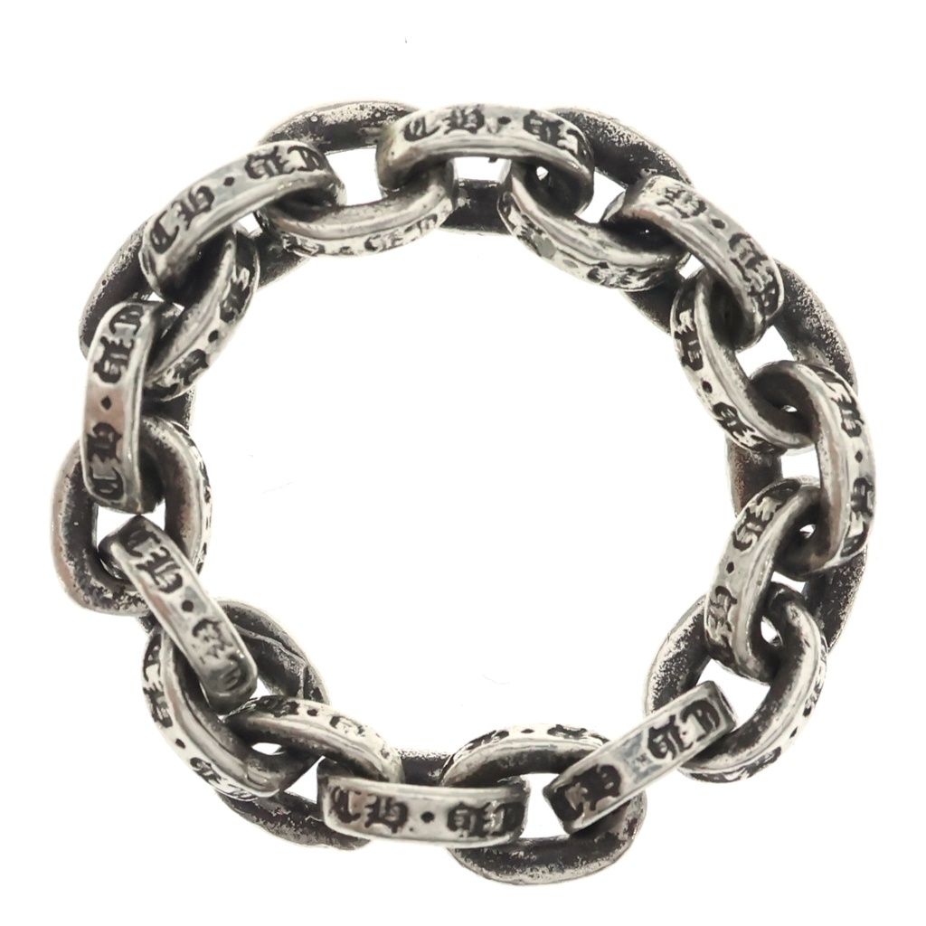 Chrome Hearts Paper Chain Ring Silver — view 4