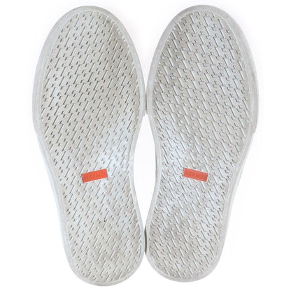 Hermes Day Kelly Buckle Low Cut Leather Sneakers Silver Black — view 5