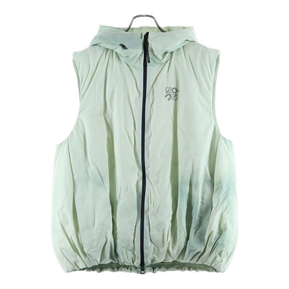 Loewe on Running Puffer Vest on Tie Dye Technical Shell Hooded Jacket Green