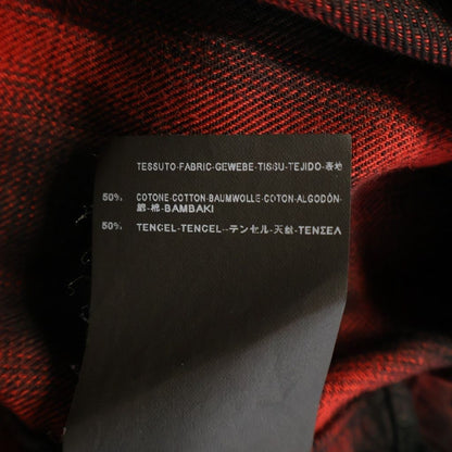 Saint Laurent Paris Plaid Western Shirt — view 8