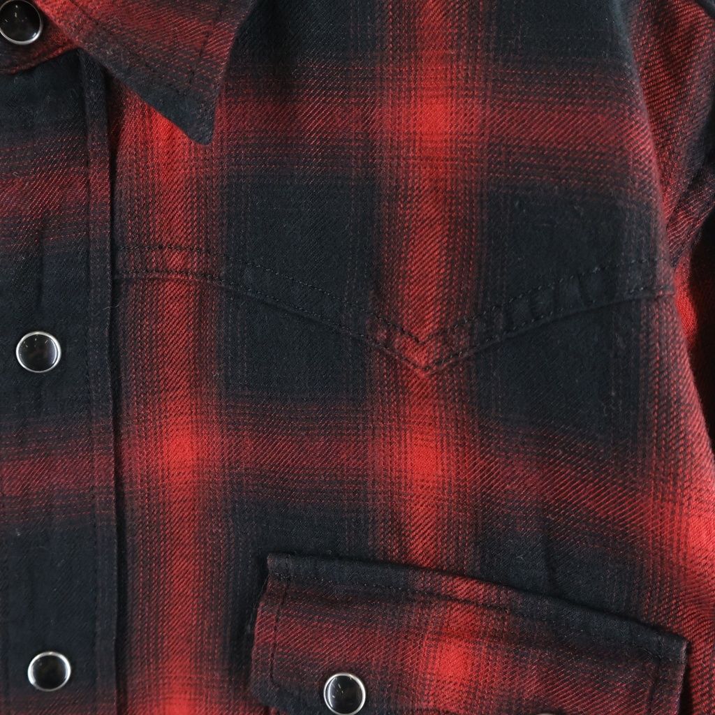 Saint Laurent Paris Plaid Western Shirt — view 5