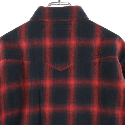 Saint Laurent Paris Plaid Western Shirt — view 4