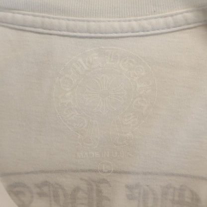 Chrome Hearts Scroll Label Short Sleeve Tee Chest Pocket Back Logo Print Crew — view 6