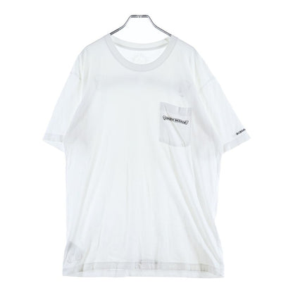 Chrome Hearts Scroll Label Short Sleeve Tee Chest Pocket Back Logo Print Crew — view 2