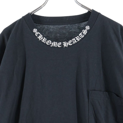 Chrome Hearts Neck Logo T-Shirt Short Sleeve Black — view 3