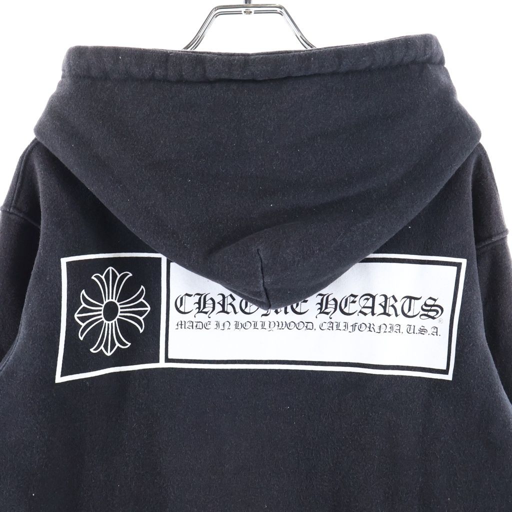 Chrome Hearts CH Plus Zip Hoodie CH Lining Thermal Dagger Zip Sweatshirt Black — view 4