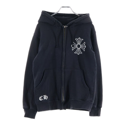 Chrome Hearts CH Plus Zip Hoodie CH Lining Thermal Dagger Zip Sweatshirt Black