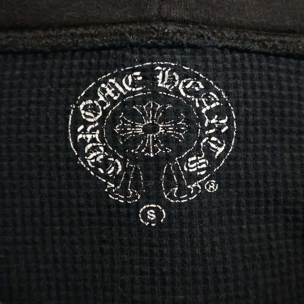 Chrome Hearts CH Plus Zip Hoodie CH Lining Thermal Dagger Zip Sweatshirt Black — view 7