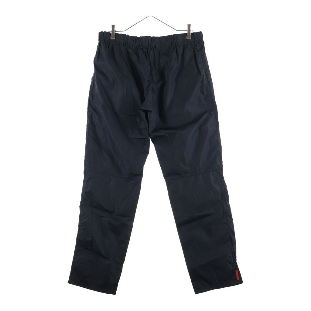 Prada Sport Nylon Pants Logo Patch Drawcord Black — view 2