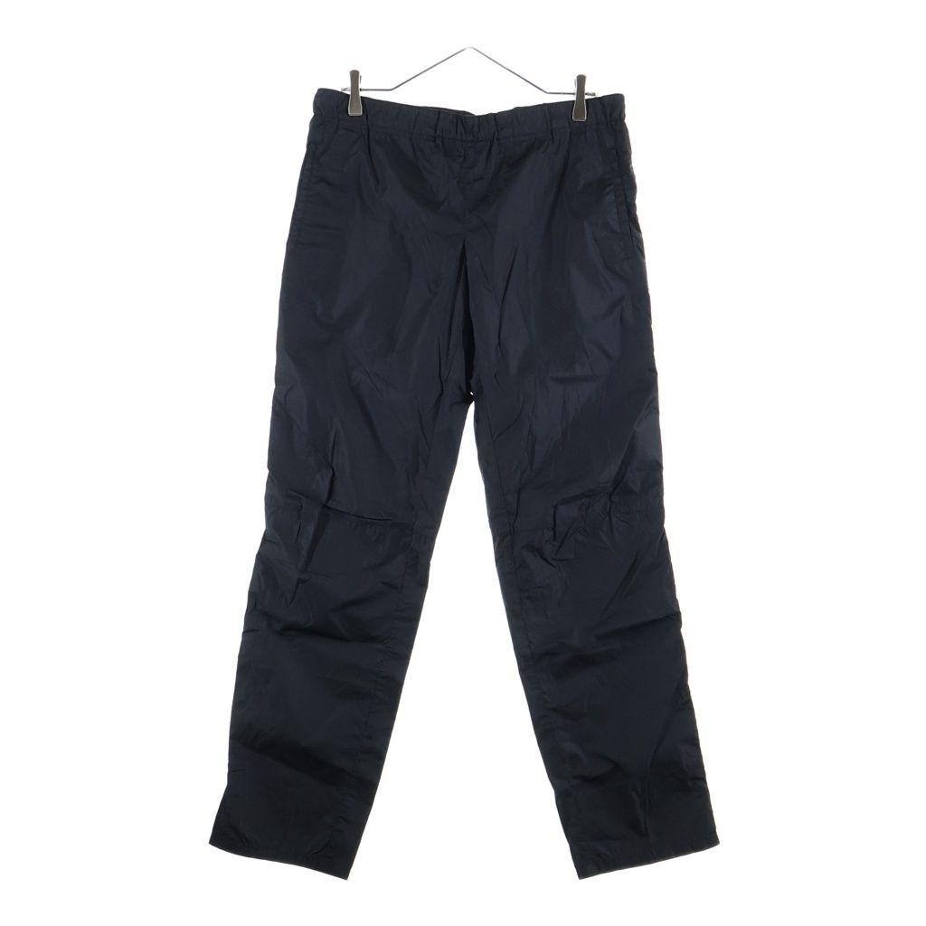 Prada Sport Nylon Pants Logo Patch Drawcord Black