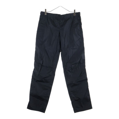 Prada Sport Nylon Pants Logo Patch Drawcord Black