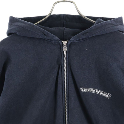 Chrome Hearts Back Star Print Hooded Arm Lining Thermal Zip Up Hoodie — view 3