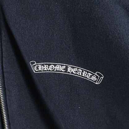 Chrome Hearts Back Star Print Hooded Arm Lining Thermal Zip Up Hoodie — view 5