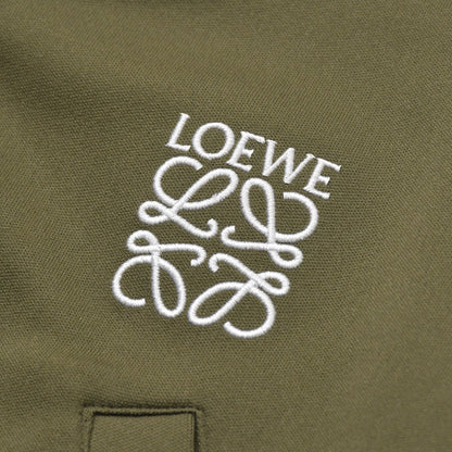Loewe Anagram Technical Jersey Bomber Jacket Khaki — view 5