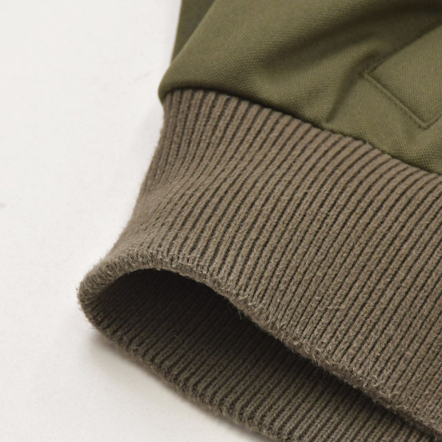 Loewe Anagram Technical Jersey Bomber Jacket Khaki — view 8