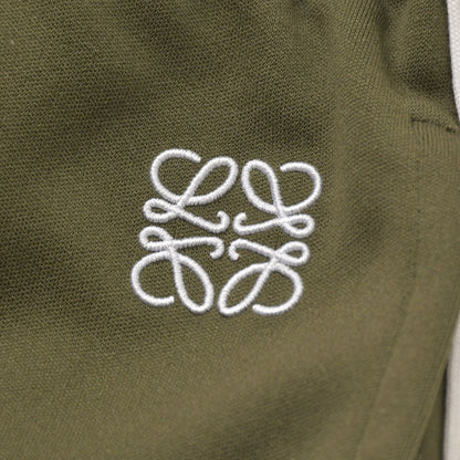 Loewe Jersey Cargo Pants Anagram Logo Cotton Polyester Khaki — view 4