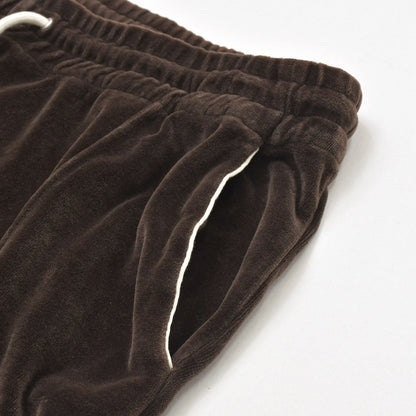 Celine Velour Sweatpants Cotton Polyamide Brown XXL Pants — view 4
