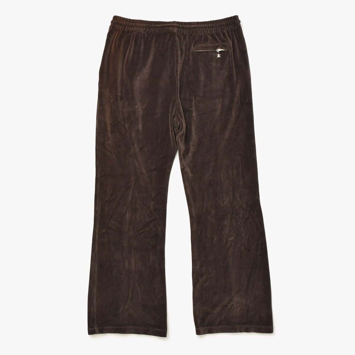 Celine Velour Sweatpants Cotton Polyamide Brown XXL Pants — view 2