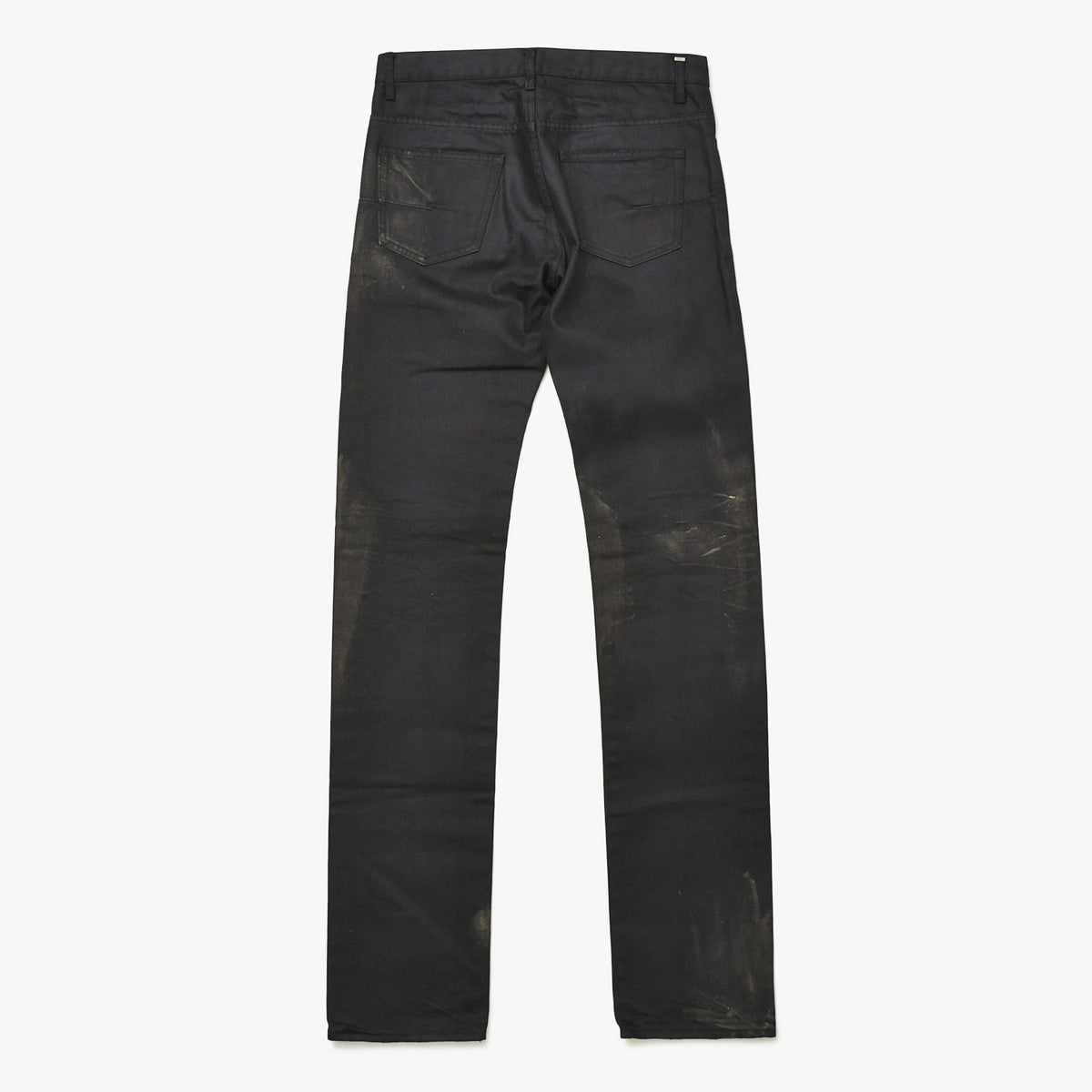 Dior Homme Gold Claw Mark Wax Coating Denim Hedi Slimane Era Black 29 — view 2