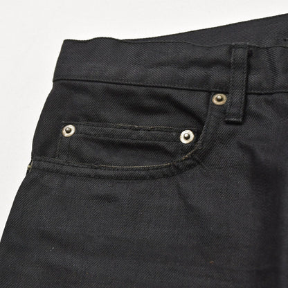 Dior Homme Gold Claw Mark Wax Coating Denim Hedi Slimane Era Black 29 — view 6