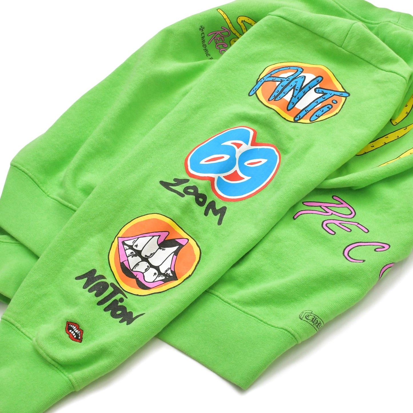 Chrome Hearts Matty Boy Sex Records Sweatshirt Green Multicolor — view 8