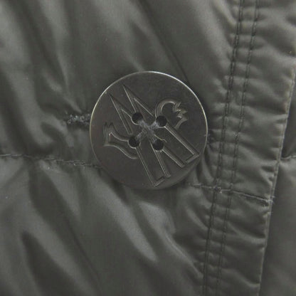 Moncler Marine Giubbotto Down Jacket Black Double Breasted Long Sleeve YU — view 6