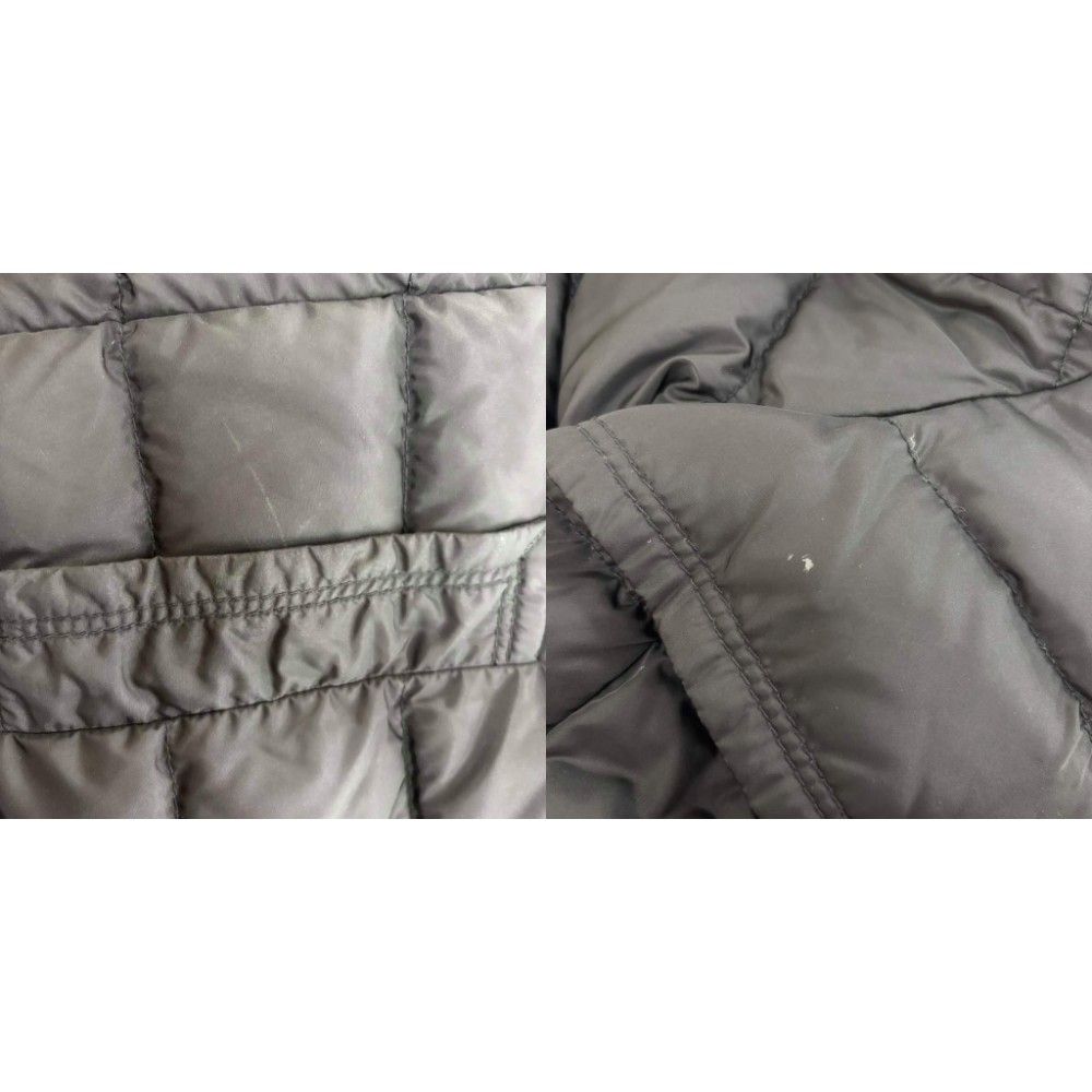 Moncler Marine Giubbotto Down Jacket Black Double Breasted Long Sleeve YU — view 8