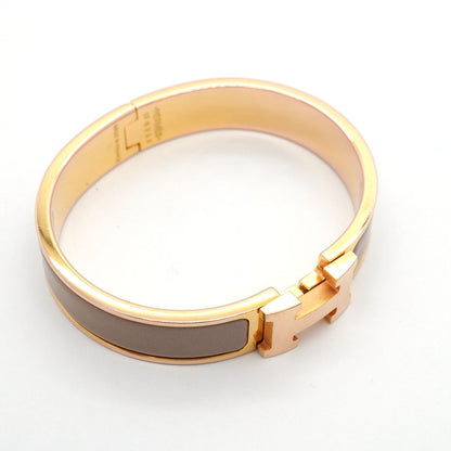 Hermes Bangle Clic Clac PM Gold Plated Bracelet — view 2
