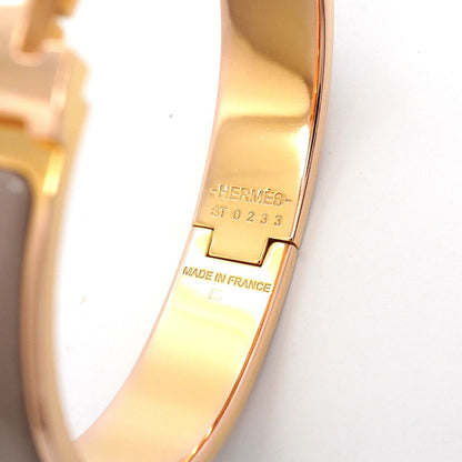 Hermes Bangle Clic Clac PM Gold Plated Bracelet — view 5