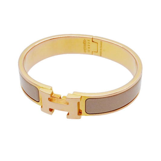Hermes Bangle Clic Clac PM Gold Plated Bracelet