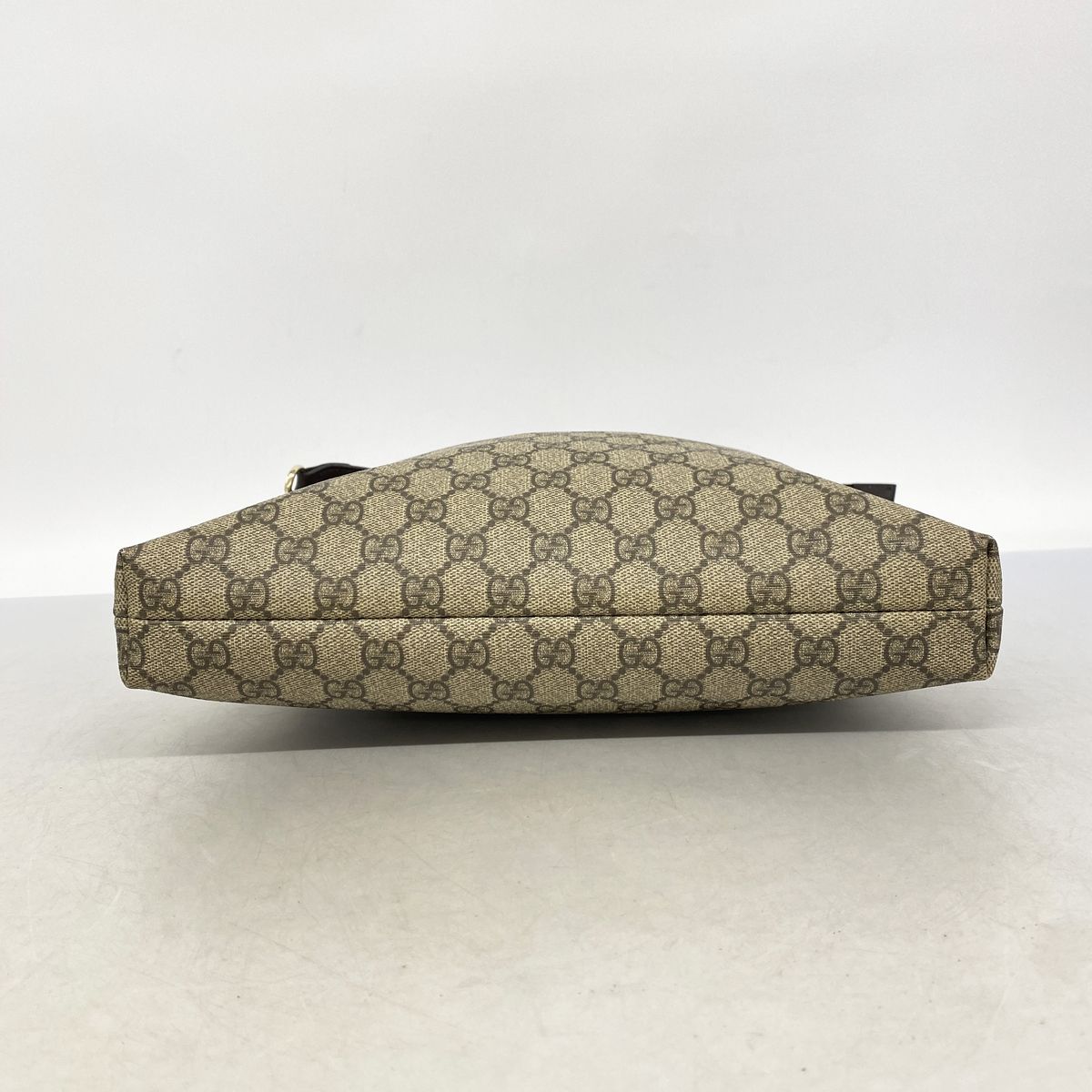 Gucci Shoulder Bag GG Supreme Brown Gold — view 3