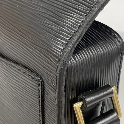 Louis Vuitton Shoulder Bag Epi Cartouchiere Noir — view 7
