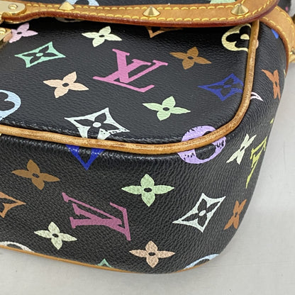 Louis Vuitton Shoulder Bag Monogram Multicolor Solonge Noir — view 6