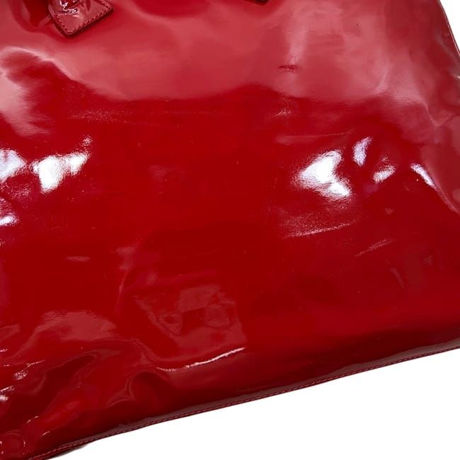 Miu Miu Tote 31 Miu Miu Patent Red Vintage Boston Bag — view 6