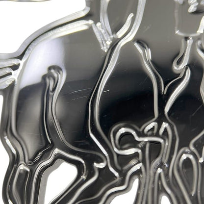 Hermes Scarf Ring Pegasus Metal Silver — view 6