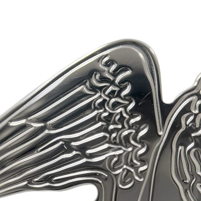 Hermes Scarf Ring Pegasus Metal Silver — view 8