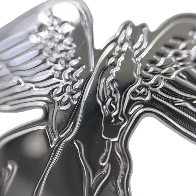 Hermes Scarf Ring Pegasus Metal Silver — view 5