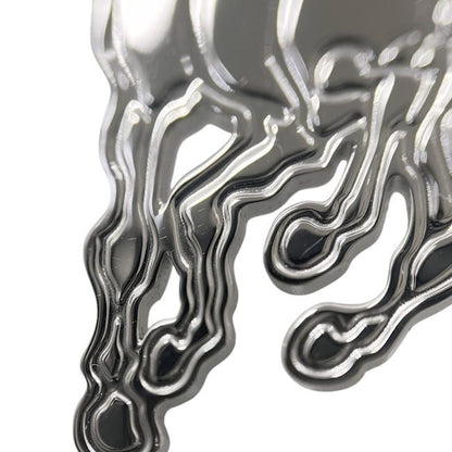 Hermes Scarf Ring Pegasus Metal Silver — view 7