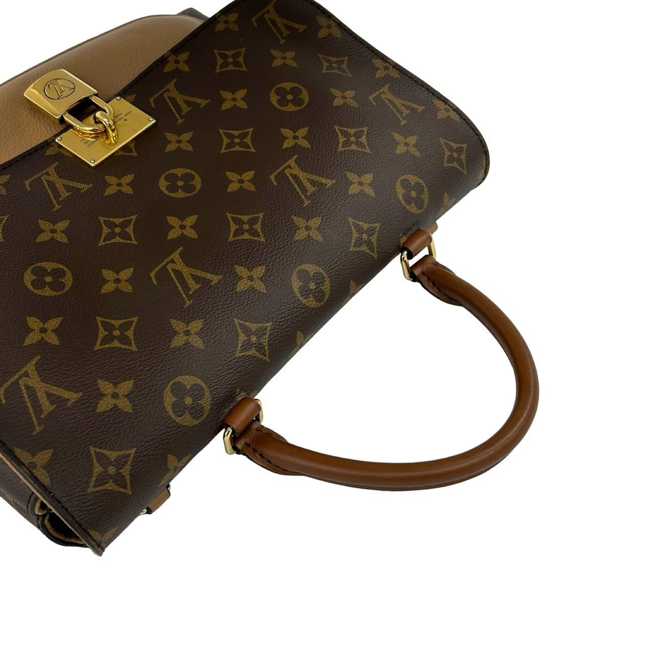 Louis Vuitton Marignan Monogram Leather 2-Way Shoulder Bag Brown — view 4