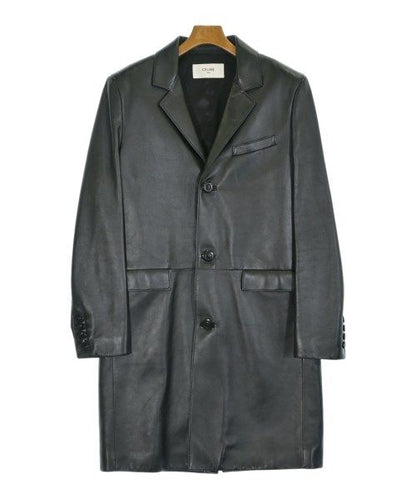 Celine Chesterfield Coat Black