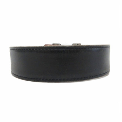 Hermes Constance H Logo Buckle Belt Leather 70 Black — view 3