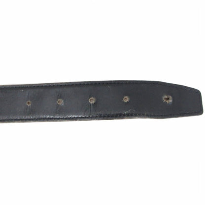 Hermes Constance H Logo Buckle Belt Leather 70 Black — view 6