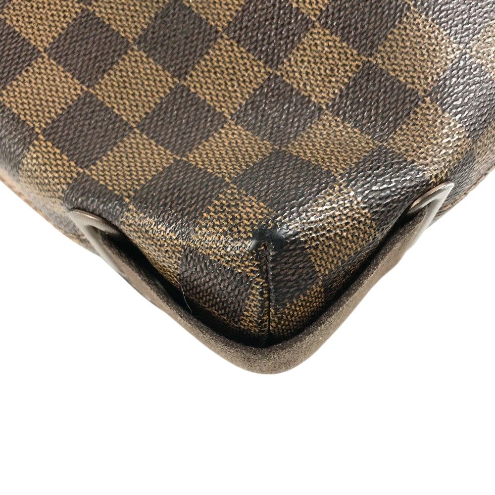 Louis Vuitton Shoulder Bag Brooklyn PM Damier Canvas Ebene Brown — view 6