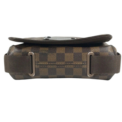 Louis Vuitton Shoulder Bag Brooklyn PM Damier Canvas Ebene Brown — view 4