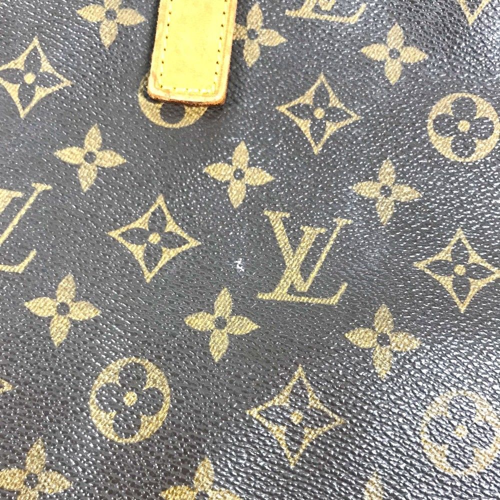 Louis Vuitton Shoulder Bag Cabas Mezzo Monogram Canvas Brown — view 5