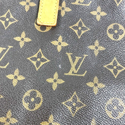 Louis Vuitton Shoulder Bag Cabas Mezzo Monogram Canvas Brown — view 5