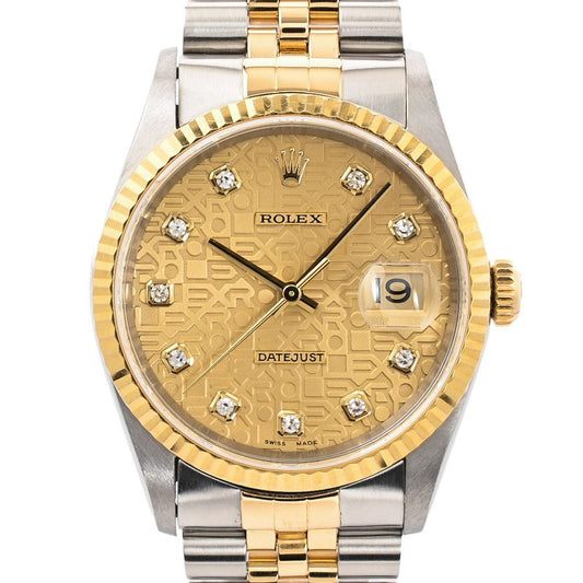 Rolex Watch Datejust Gold