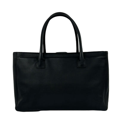 Chanel Executive Tote Caviar Leather 2-Way Shoulder Bag Black — view 3